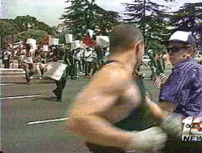 Mexican coward attacks